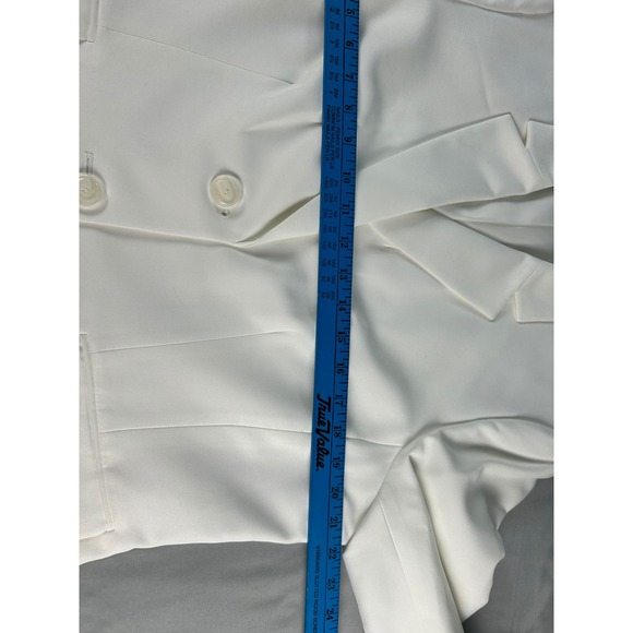 Jones Studio Separates Womens White 2 Piece Skirt Suit Blazer Set Size 16 NEW - Picture 6 of 16
